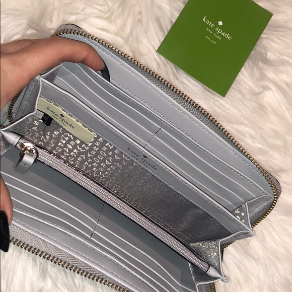 Brand new Kate Spade gray wallet - Picture 3 of 3